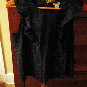 Womens tank j crew navy blue